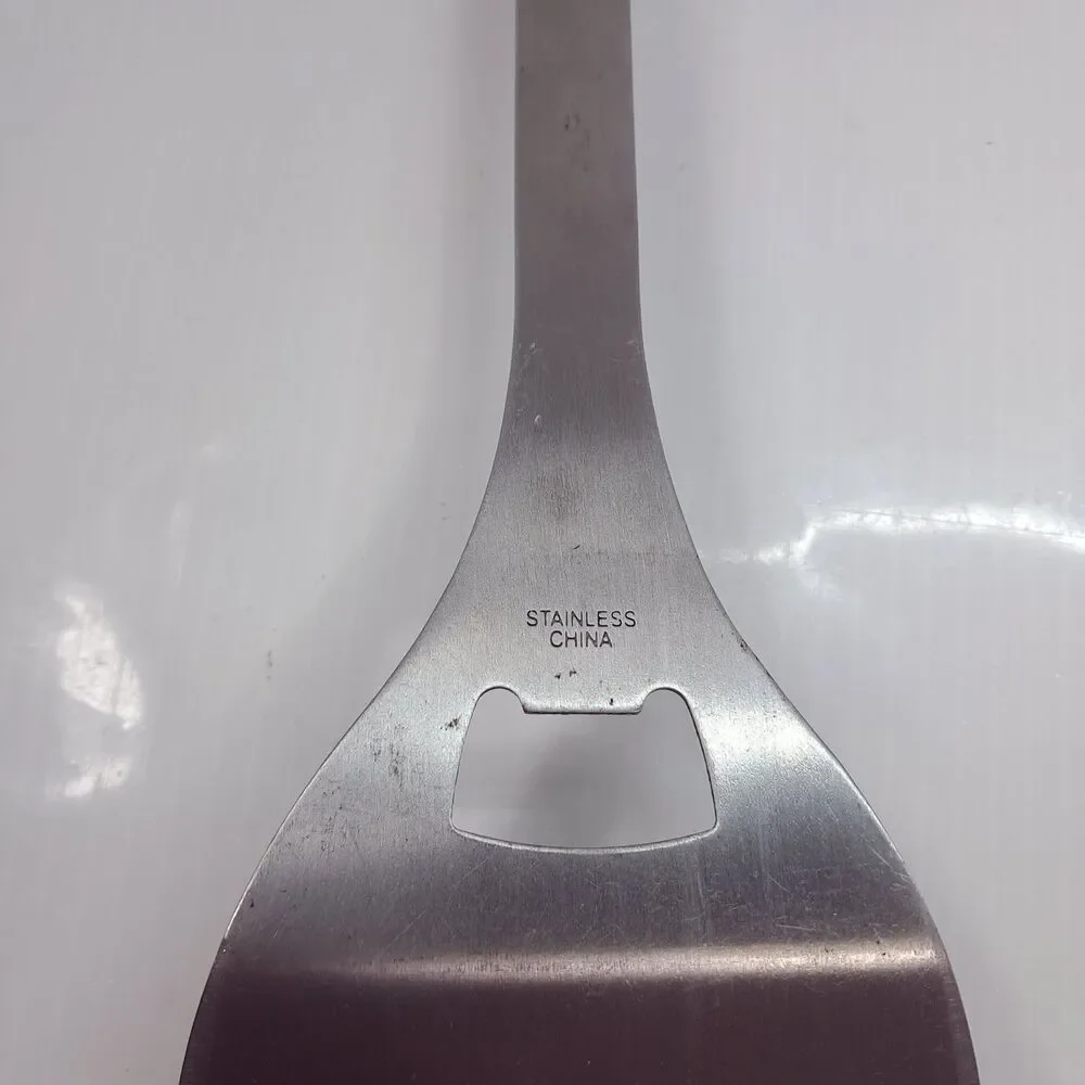 Williams-Sonoma BBQ spatula turner flipper Grilling Tool wood handle stainless